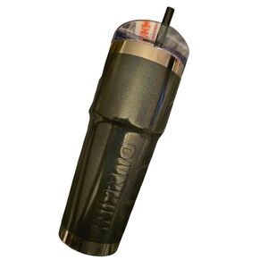 NWT Dunkin' Grey Glitter Insulated Stainless Steel Tumbler-32 ounce